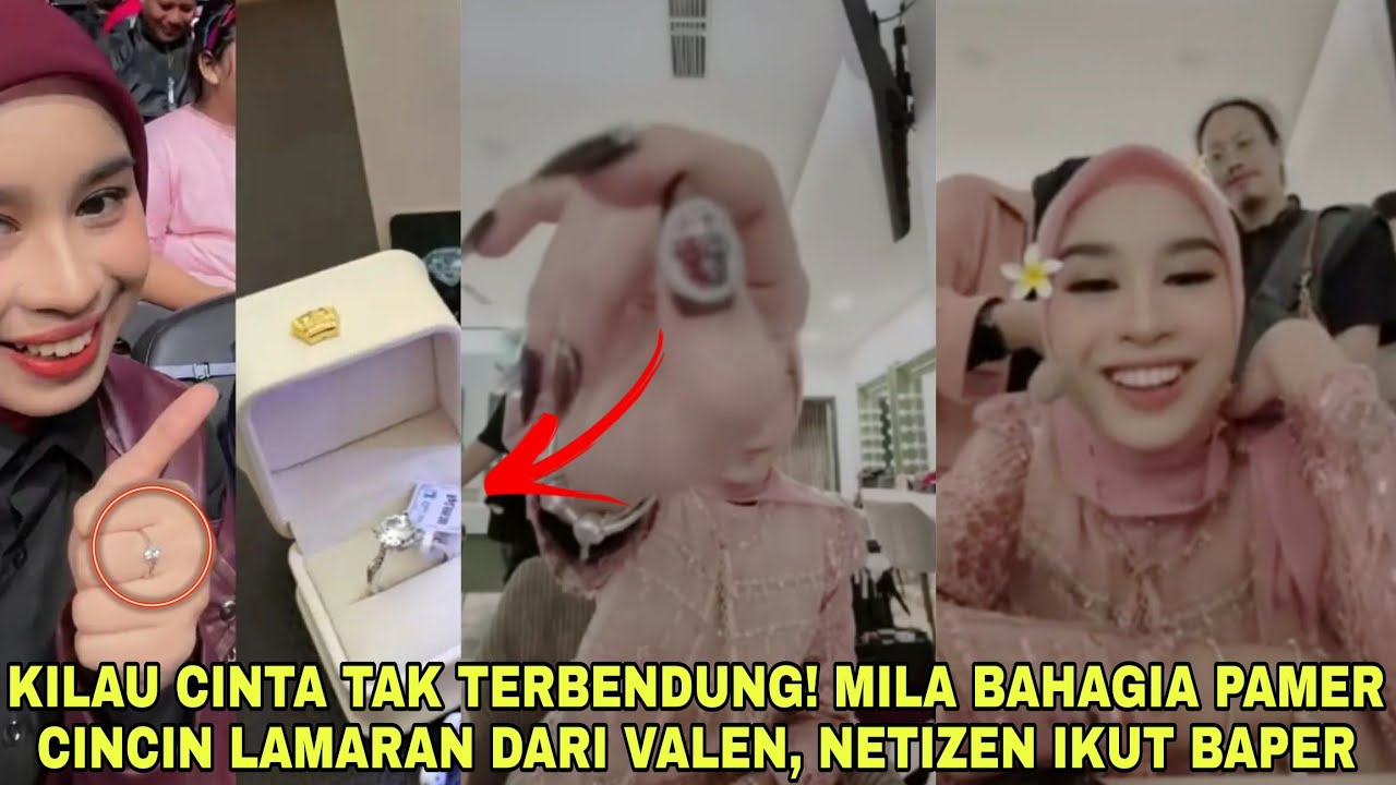 Kilau Cinta Tak Terbendung❗Mila Bahagia Pamer Cincin Lamaran dari Valen, Netizen Ikut Baper