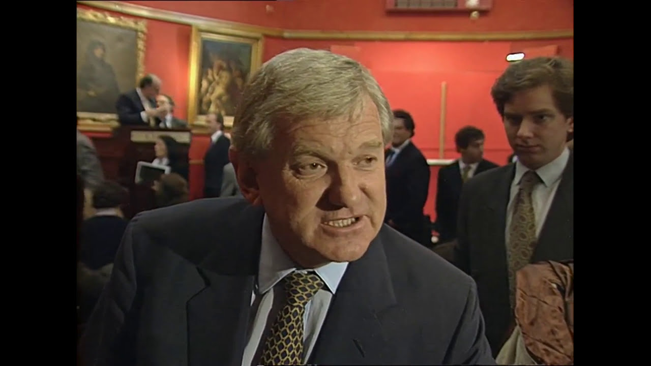 Andrew Lloyd Webber buys Canaletto Venetian piece for £9,200,000 | Thames News Archive Footage