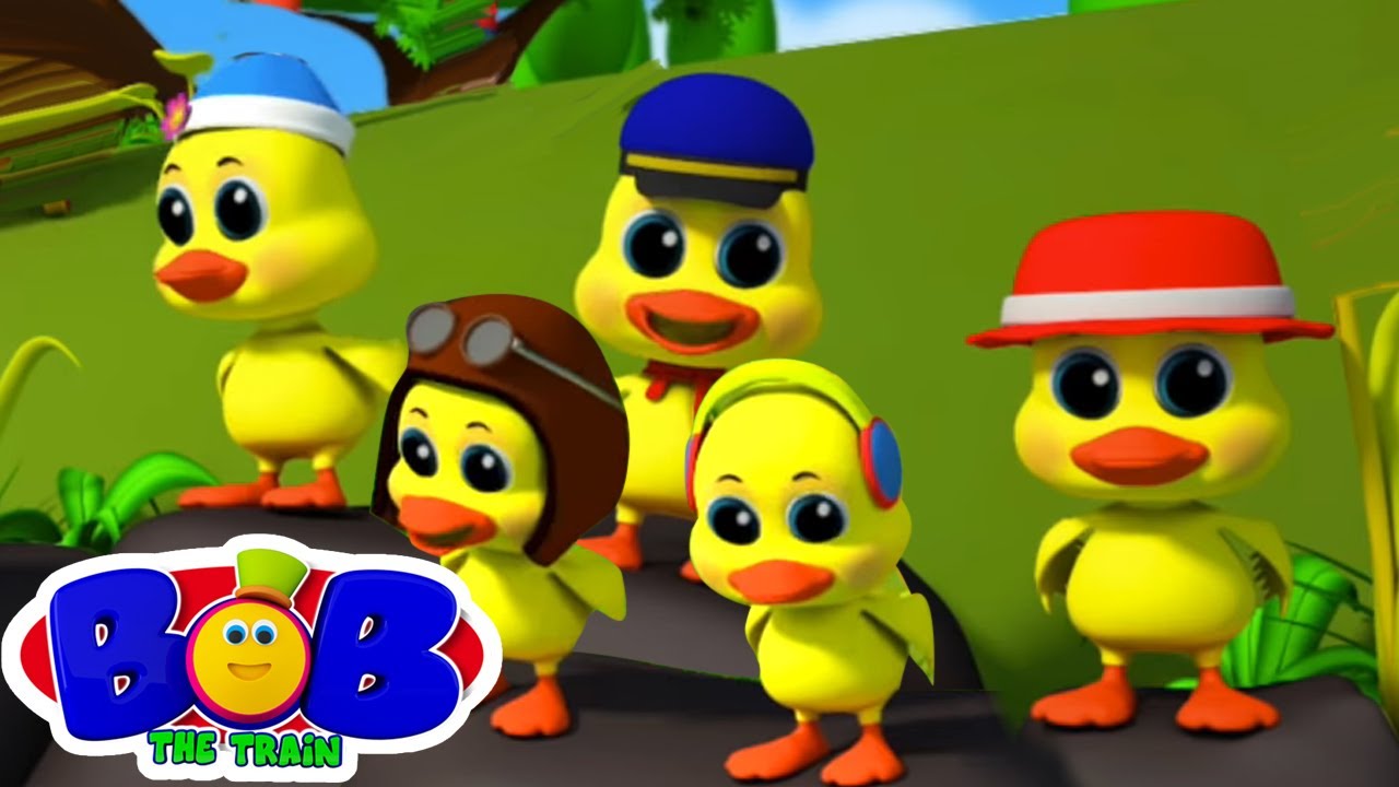 Cinq petits canards | Comptines pour bébé | Dessin animé | Bob The Train Française | Préscolaire