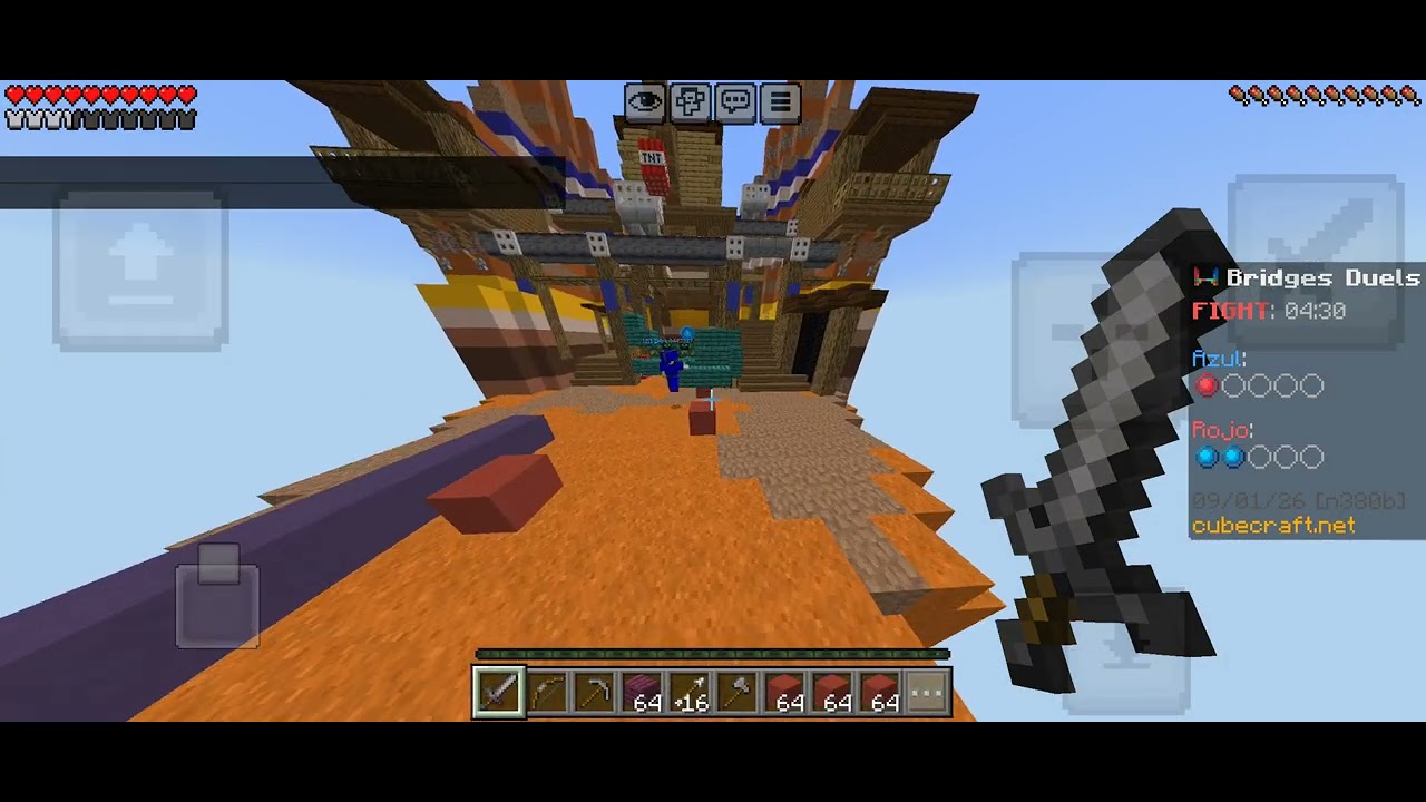 The bridge in Minecraft bedrock