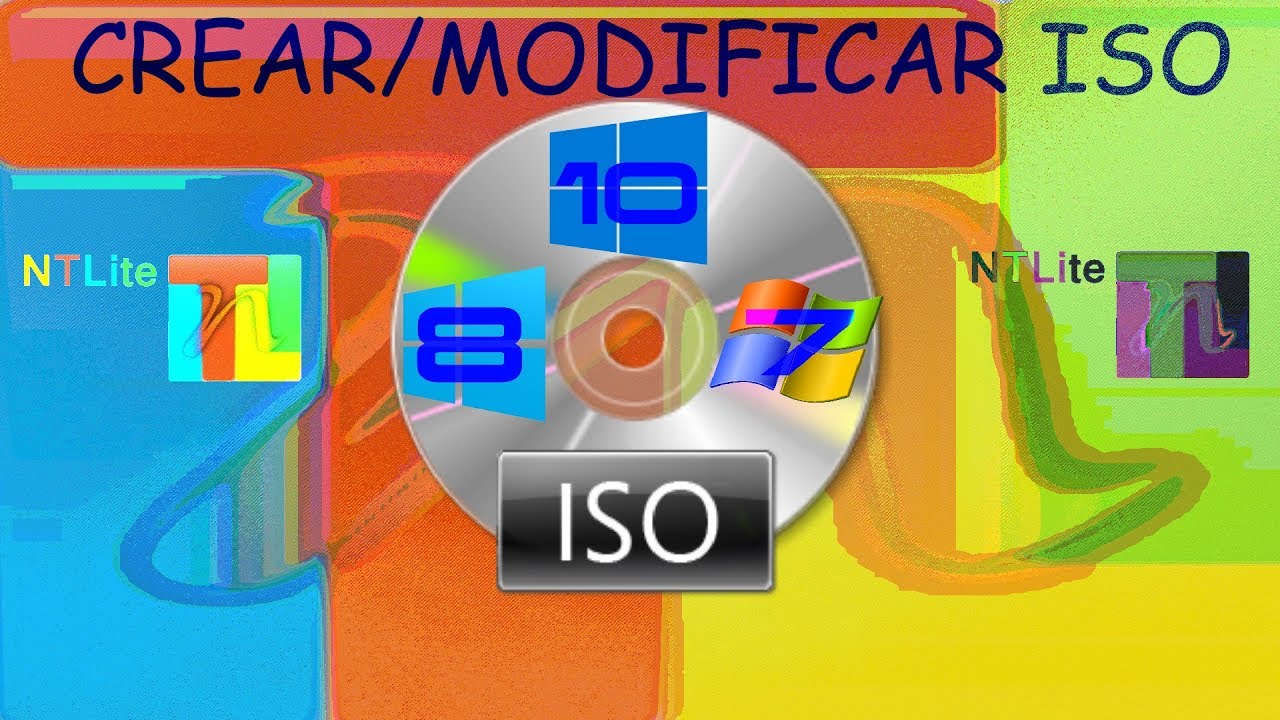 Tutorial Crear Modificar ISO De Instalación Windows 10 8 7 Personalizado Reducido Y Desatendido