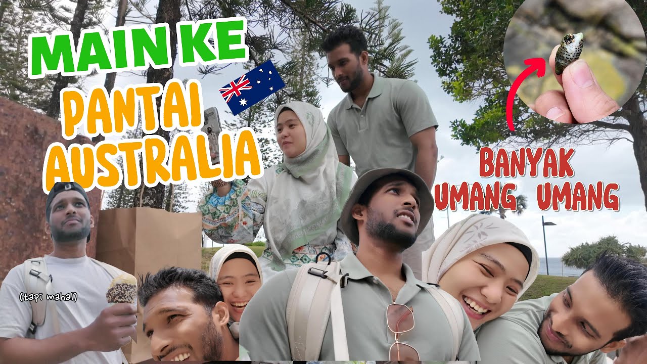 LIBURAN KE PANTAI AUSTRALIA 🌴🇦🇺| Pantai Indah & Banyak UMANG-UMANG 😍