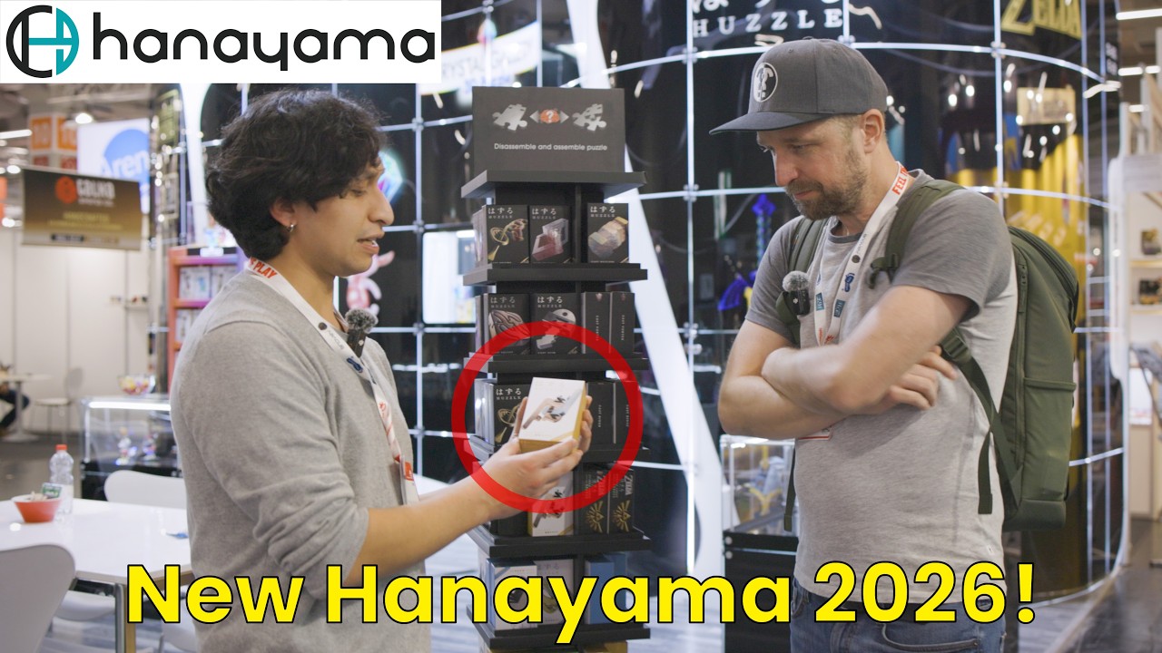 New Hanayama Puzzles for 2026! (Toy Fair Interview)