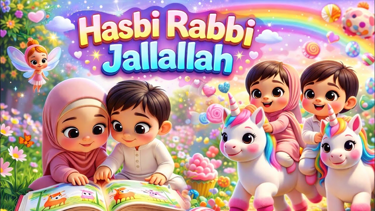 Hasbi Rabbi Jallallah Naat For Kids | Islamic Nasheed | Hasbi Rabbi | Kids Naat Sharif