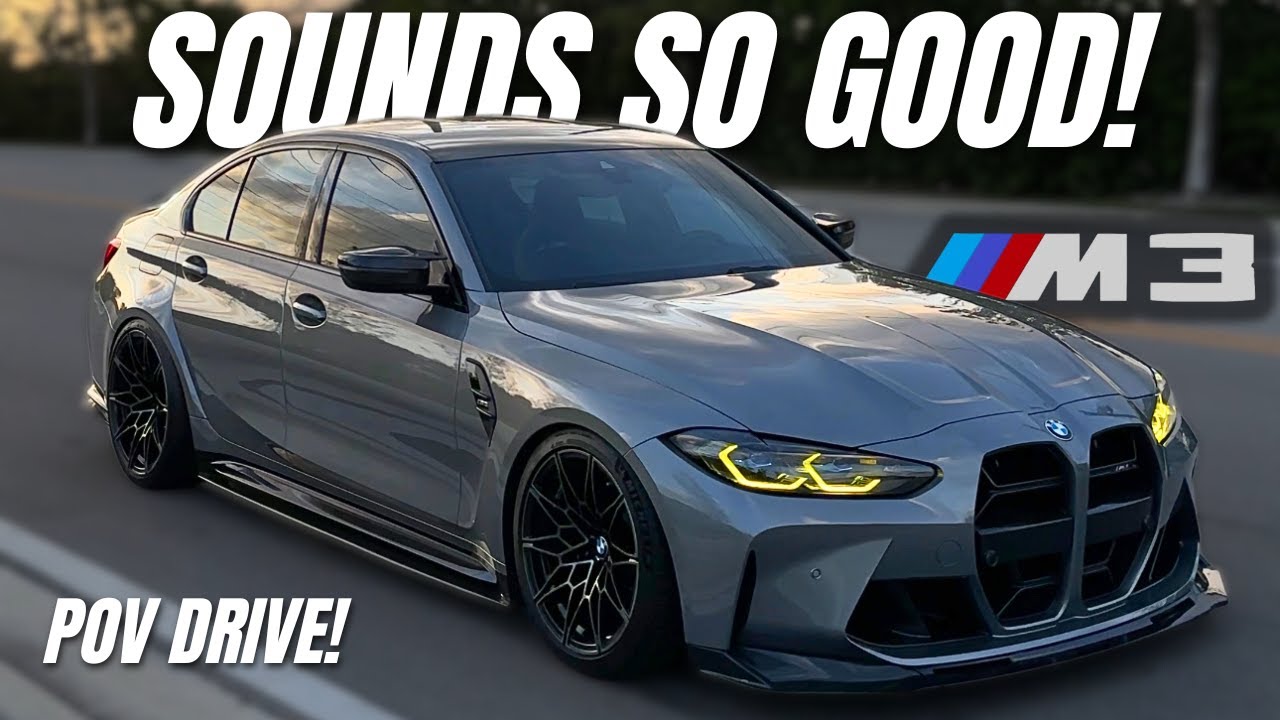 REVS, PULLS, POV In The BEST SOUNDING BMW G80 M3! - Full IRL Exhaust Review