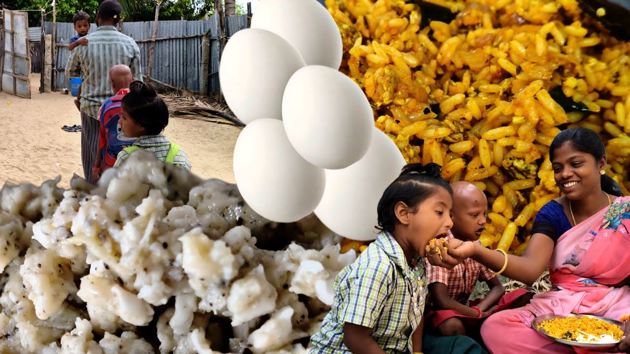 பிள்ளைங்களுக்கு காலை சாப்பாடு முட்டை சாதம் ரெடி பண்ண போறோம்