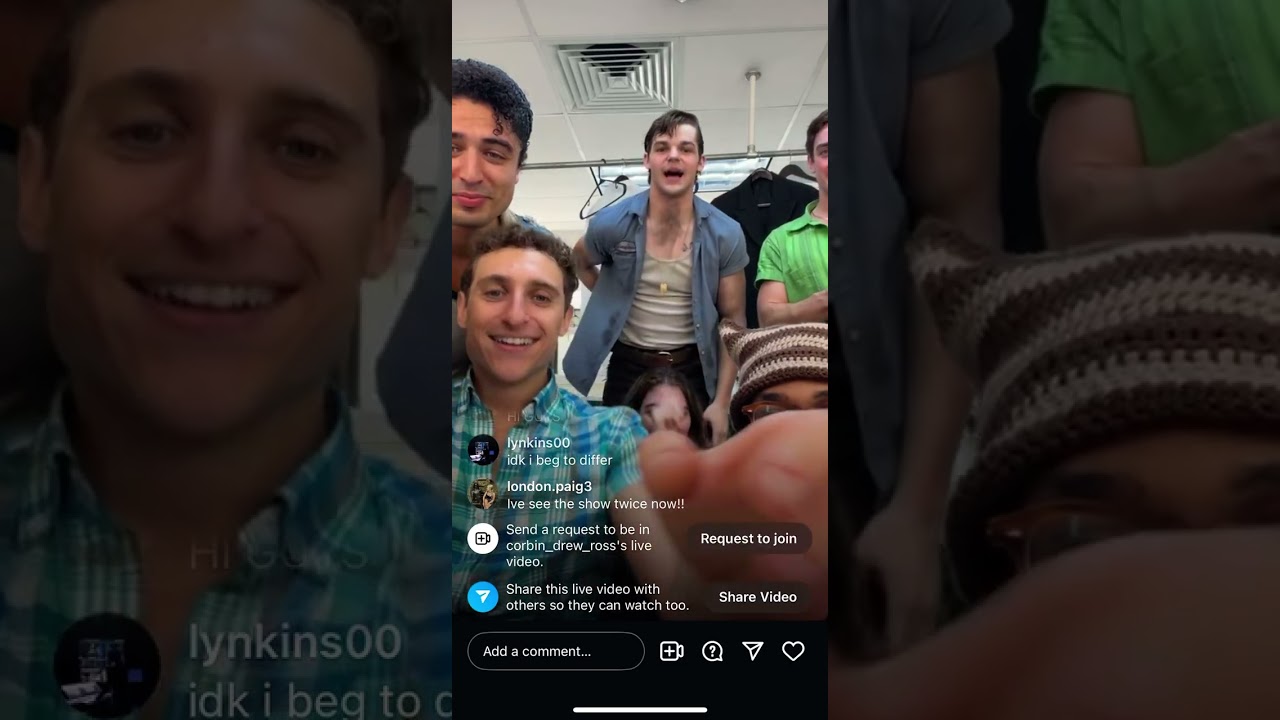 The Outsiders Tour in Tulsa 10/11/25 Corbin Drew Ross Insta Live Part 2