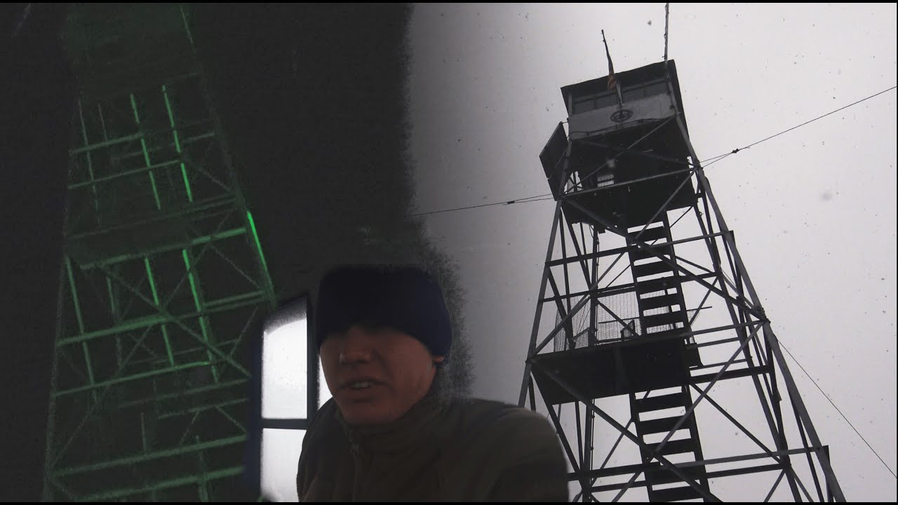 Challenge | Night on the Tower!  Sleeping alone in Adirondack FireTower. (Russian subtitles)