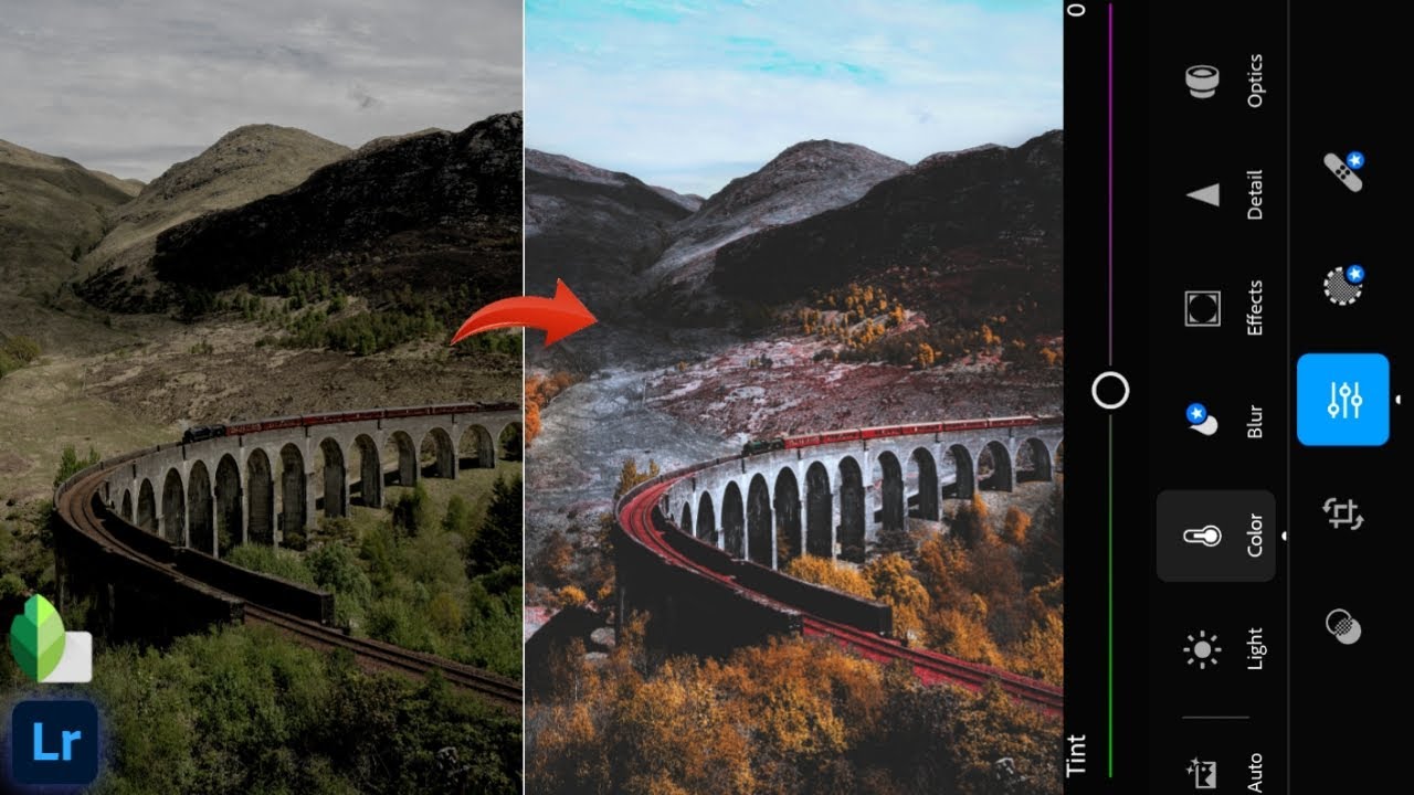 World most scenic railway bridges | Snapseed and Lightroom Editing | Mobile