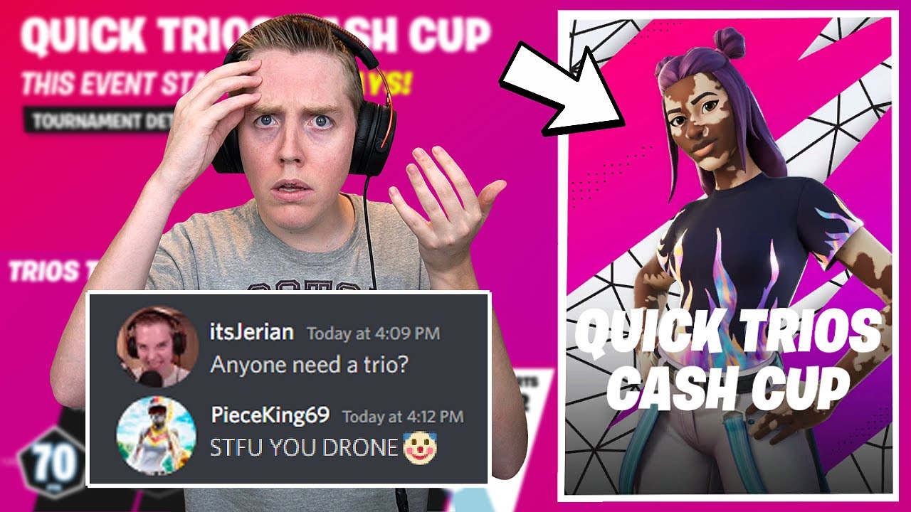 Я выбрал своё трио в *ЯДОВИТОМ* Fortnite Discord... (ой)