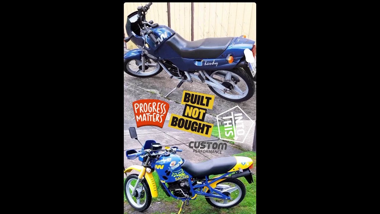JAWA DANDY 50 SACHS MOTOR JIKOV TUNING CUSTOM PROJECT
