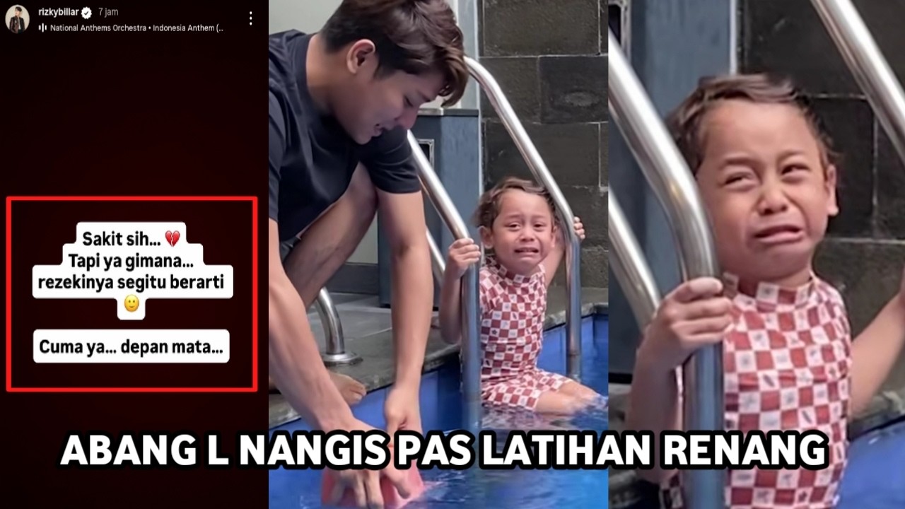 LIVE ABANG L NANGIS PAS LATIHAN RENANG ! RIZKY BILLAR SEMALAM POSTING KALIMAT DISTORY?