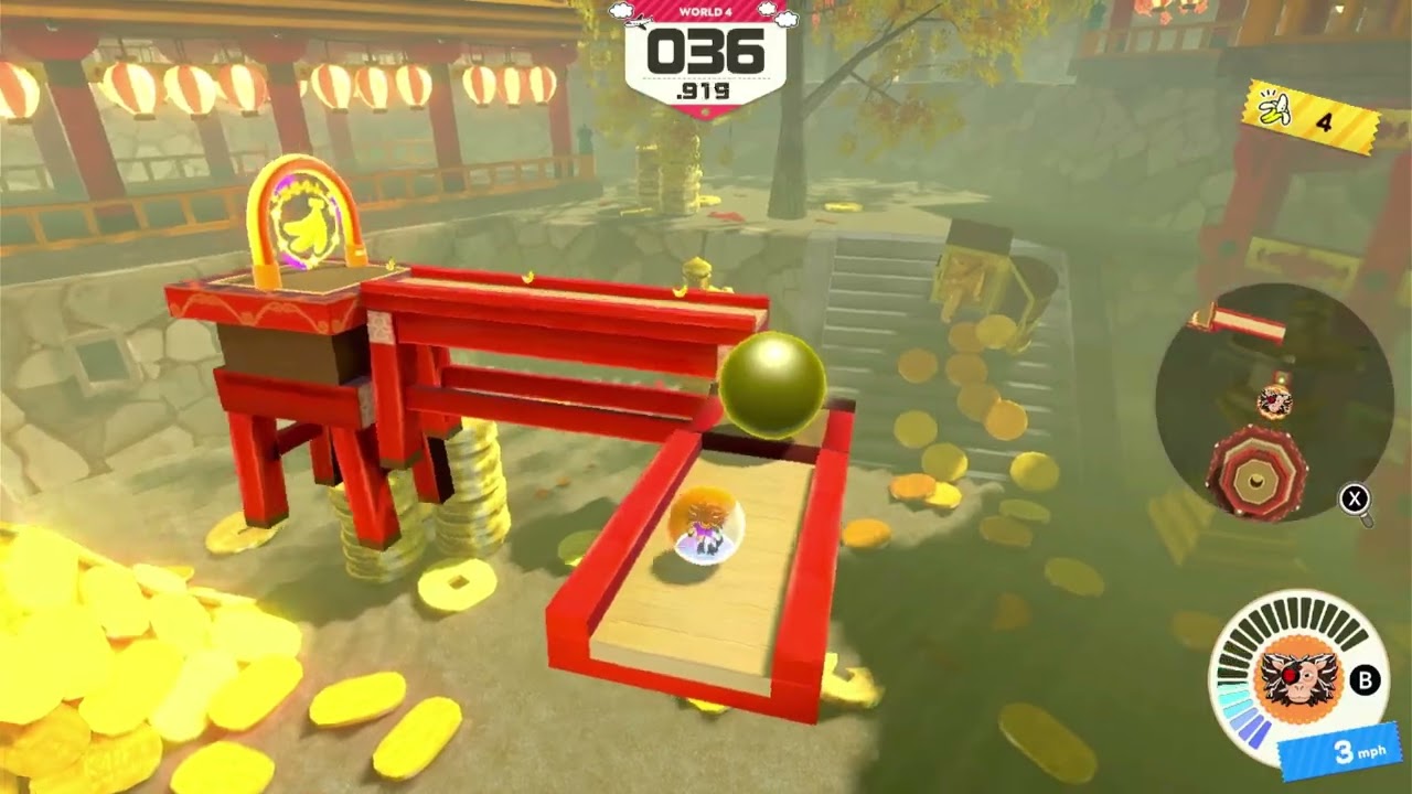 Super Monkey Ball: Banana Rumble - World 4: Golden Temple