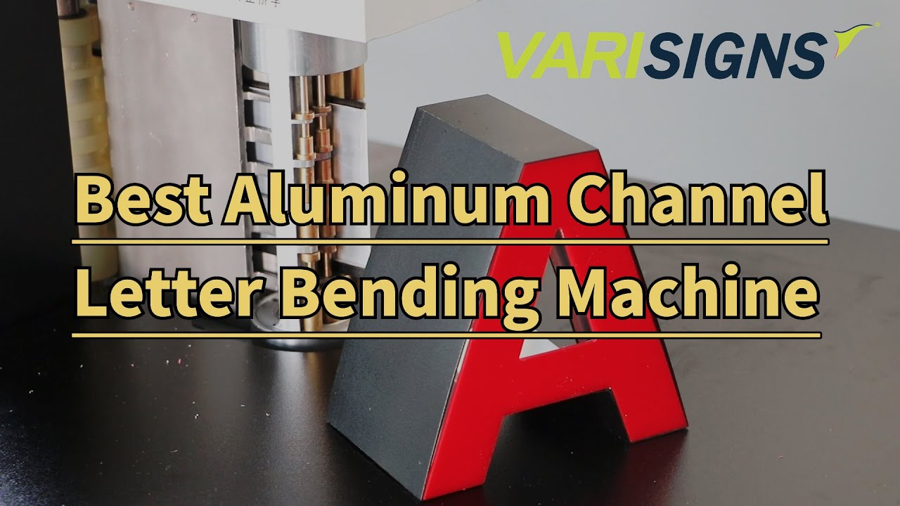 Affordable Aluminium Channel Letter Bending Machine for trim cap letters, trimless sign letters.