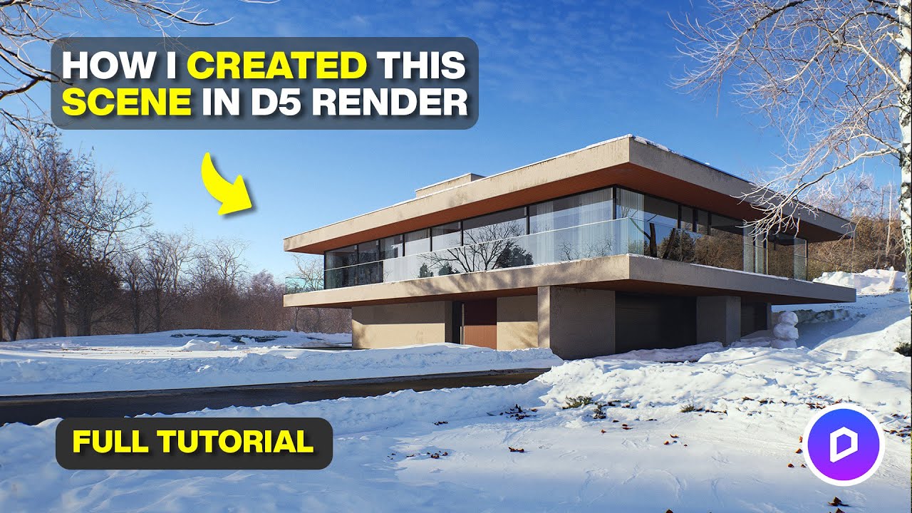 Создайте реалистичный рендер экстерьера с помощью D5 Render и PromeAI
