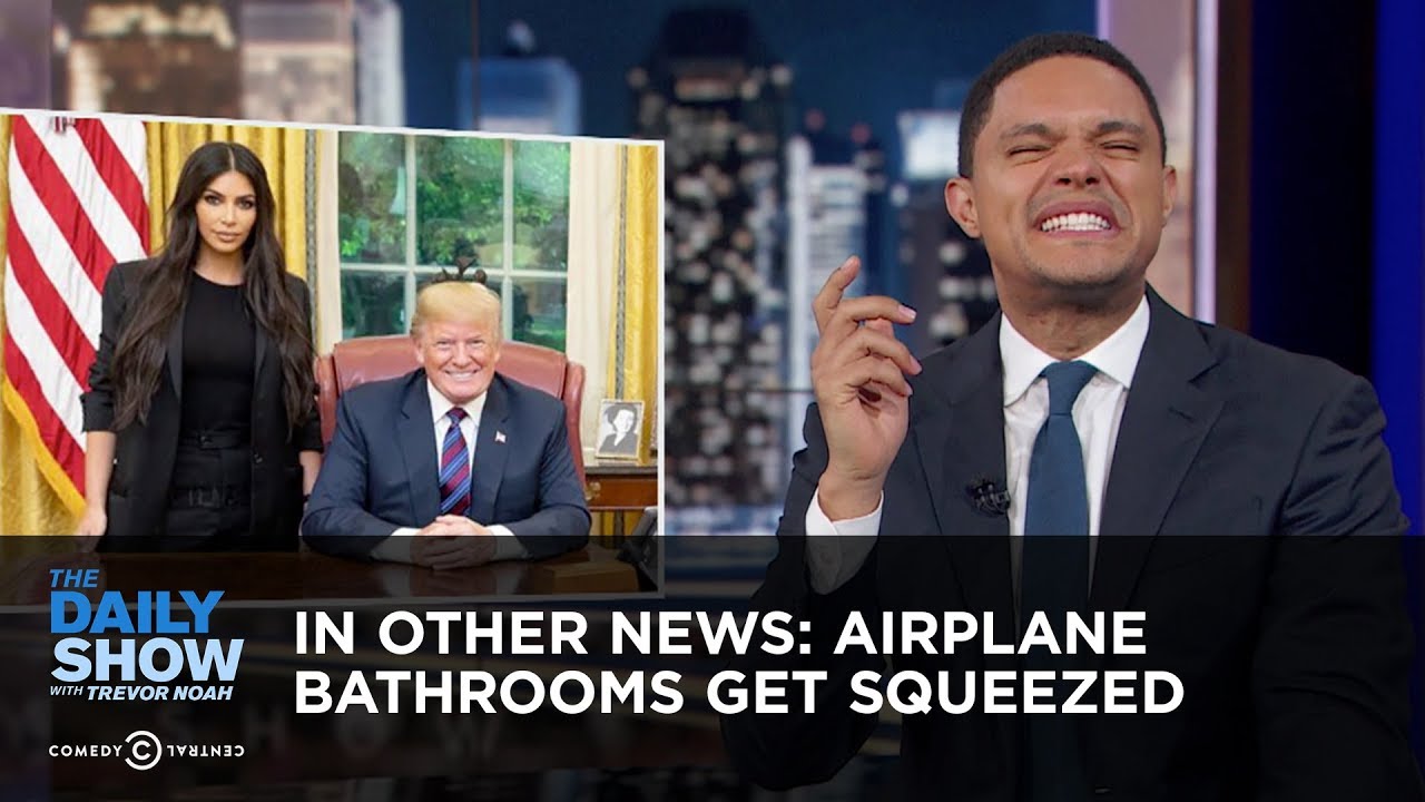 In Other News: Airplane Bathrooms Get Squeezed | The Daily Show