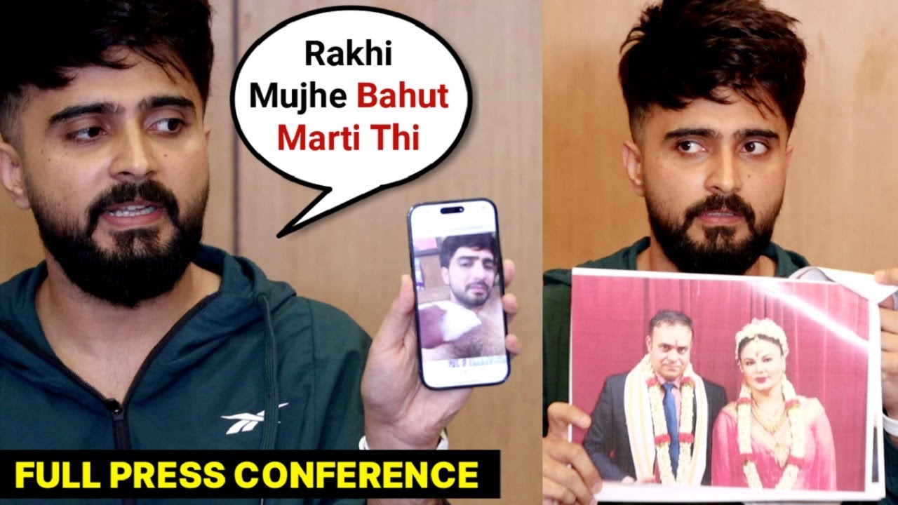 Adil Khan EXPLOSIVE Press Conference Against Rakhi Sawant With Video Proof | UNCUT