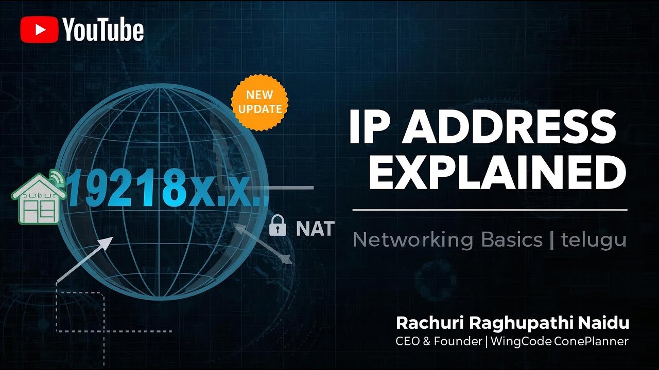 What is an IP Address? (Public vs Private) | New Update from Rachuri Raghupathi Naidu