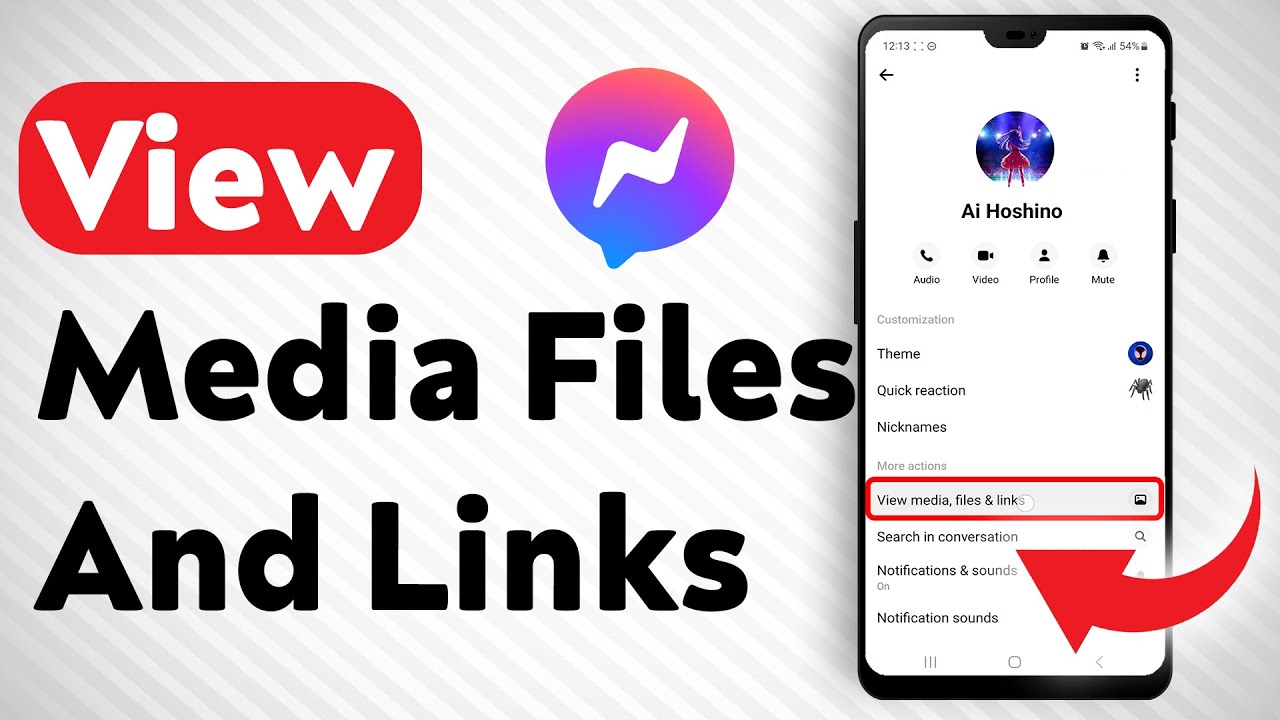 How To View The Media, Files And Links Transferred In A Chat On Messenger