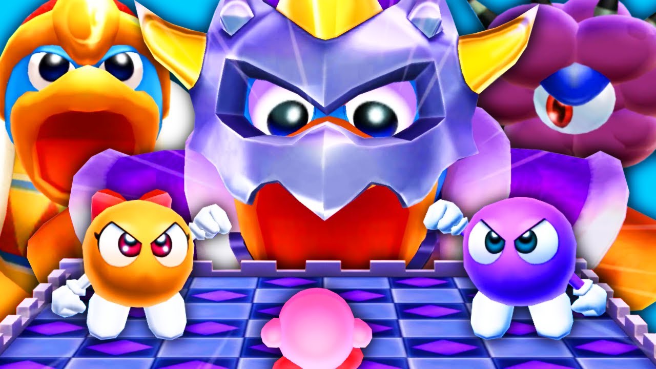Kirby's Blowout Blast - All Bosses (No Damage)