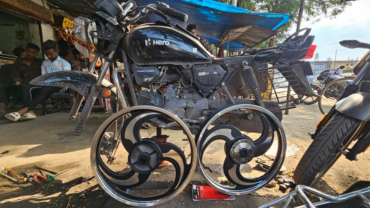 Splendor Alloy wheel / 100% Original Alloy / Splendor Full Modified  #splendormodified