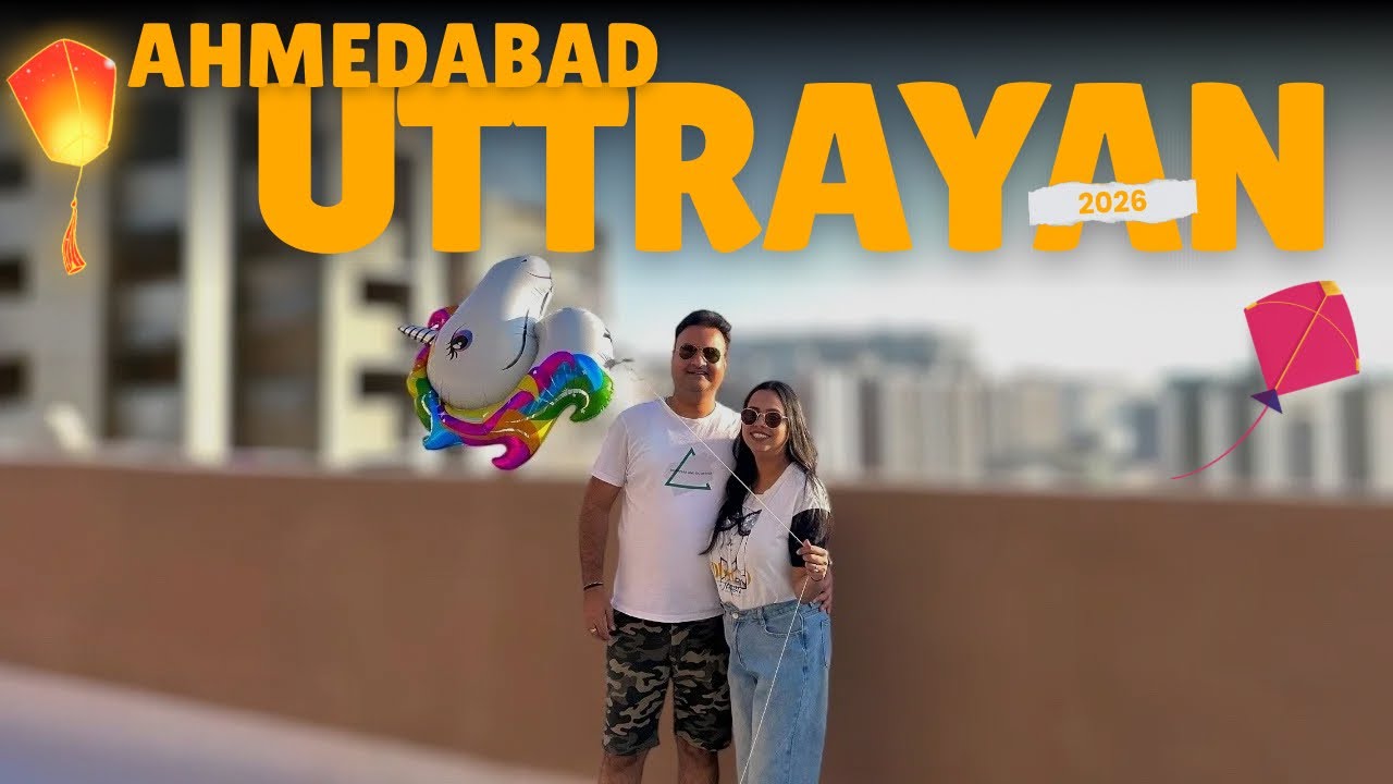 Uttrayan vibes in Ahmedabad 2026 🪁