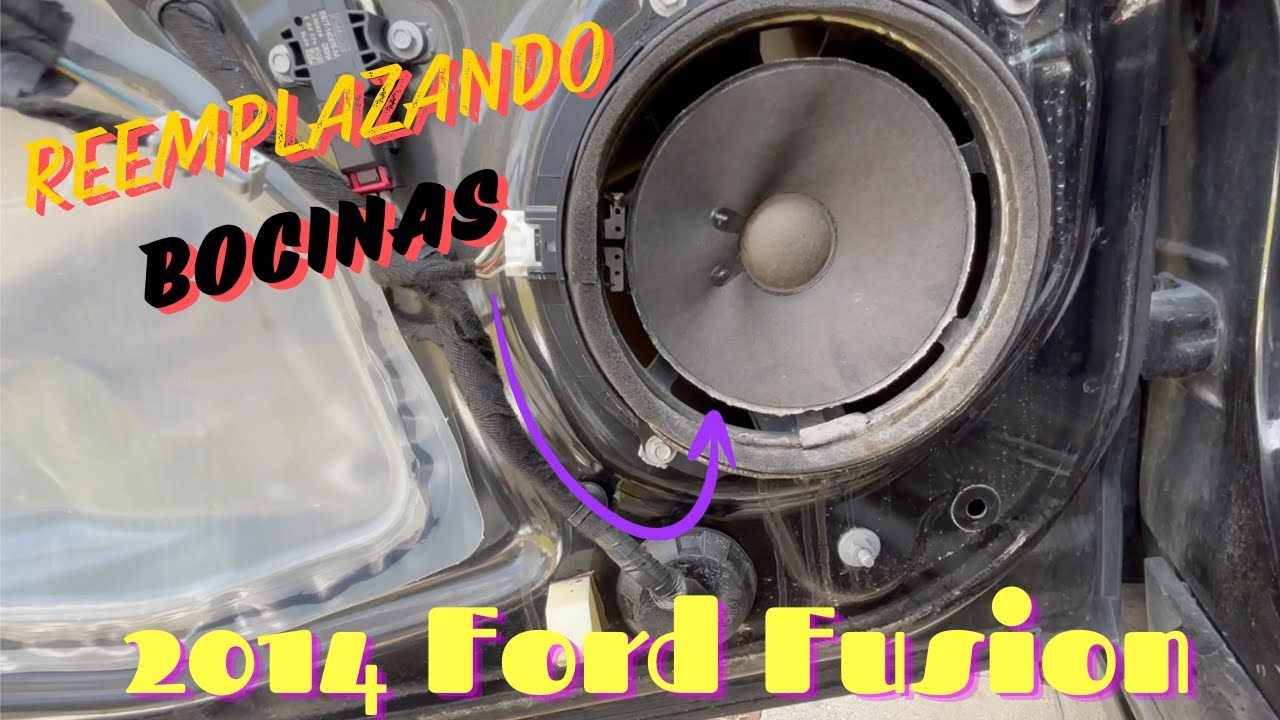 Reemplazando bocinas de 2014 ford fusion