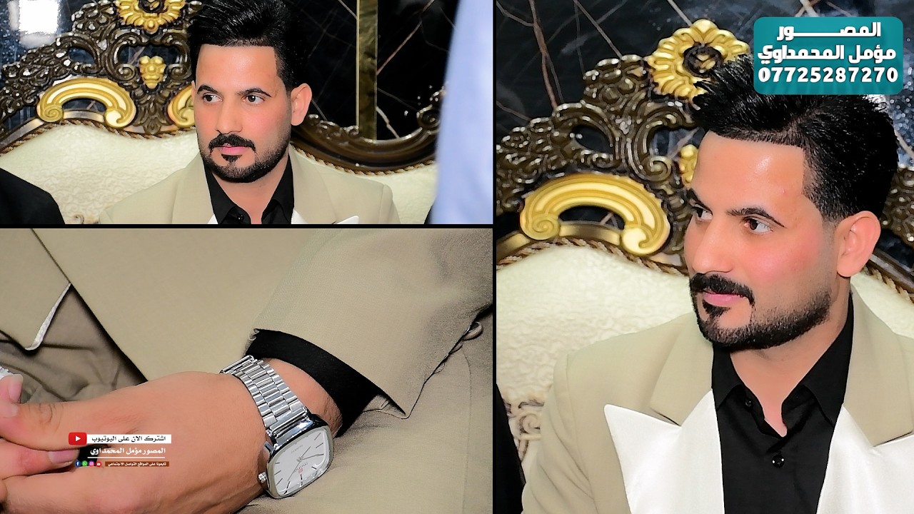 عقد قران رضوان الفريجي الف الف مبروك حضور فرقه سيف لحميد