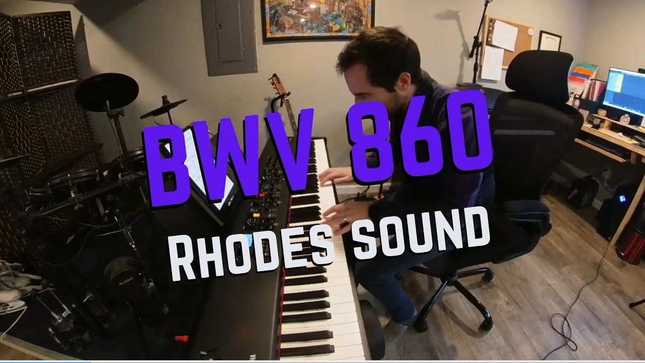 Bach: Prelude & Fugue in G major (Rhodes sound)