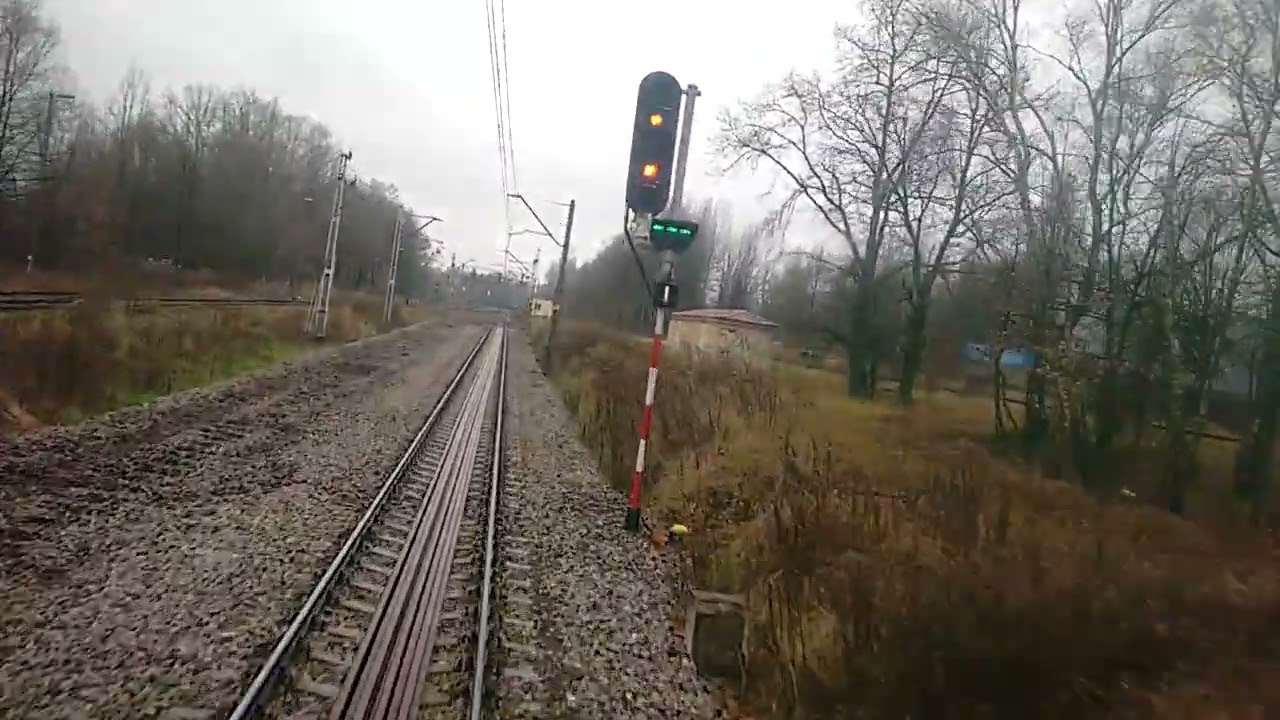 Okiem maszynisty przejazd szlakiem Zgierz - Łódź Kaliska CABVIEW