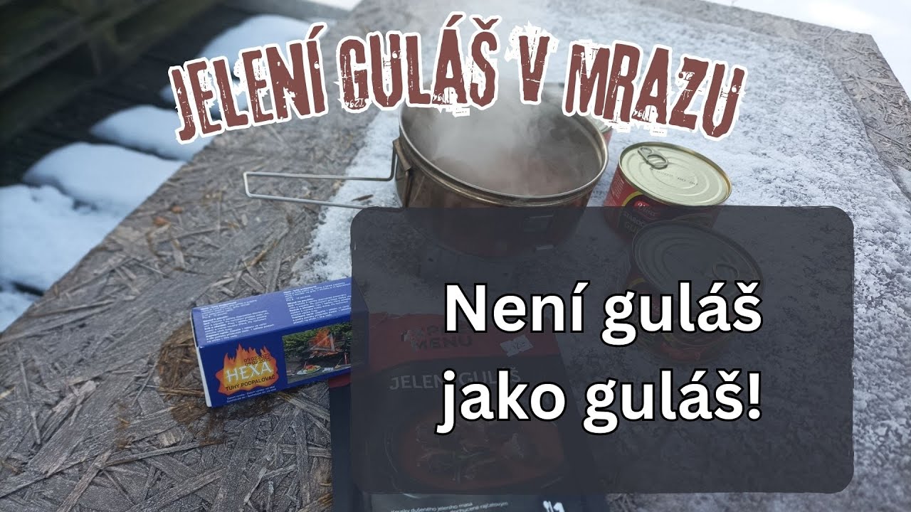 Jelení guláš v mrazu aneb není guláš jako guláš! | 🍲🥄