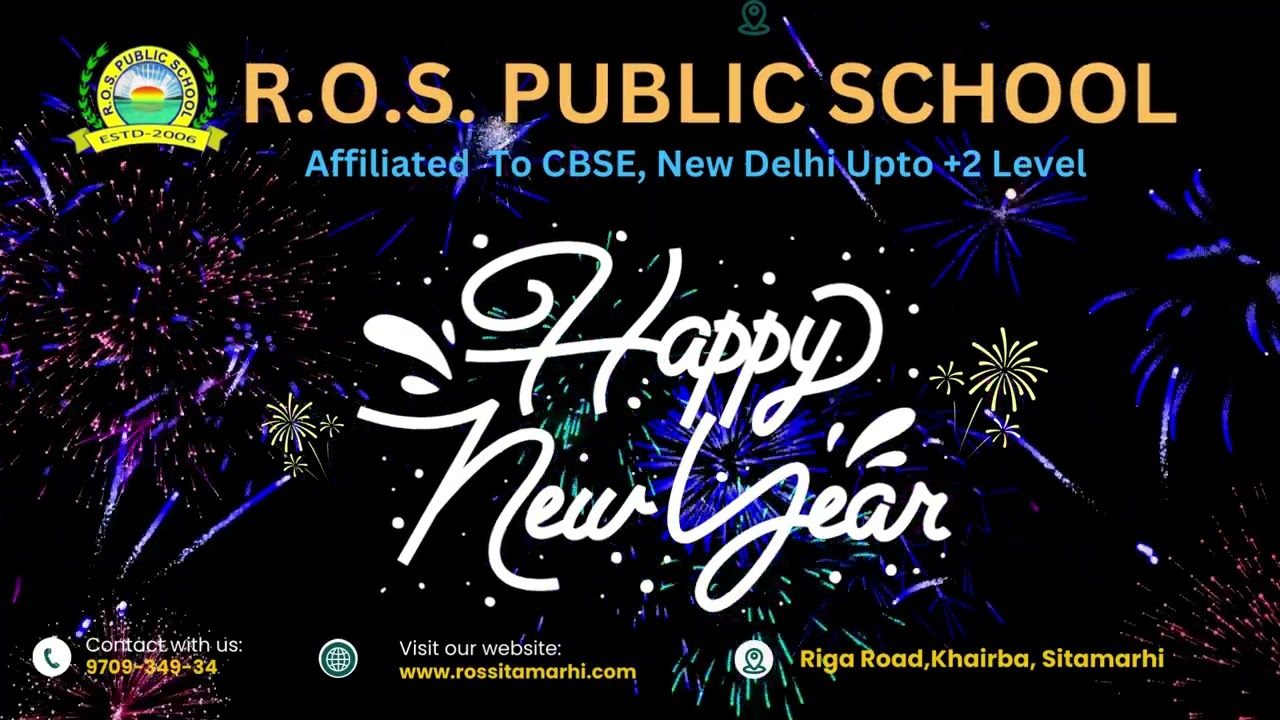 R.O.S. PUBLIC SCHOOL: Happy New Year 2023
