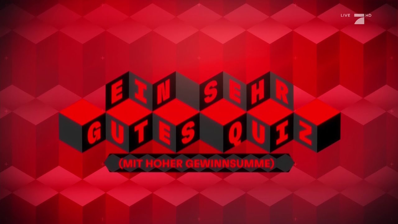 Ein sehr gutes Quiz (mit hoher Gewinnsumme) Intro