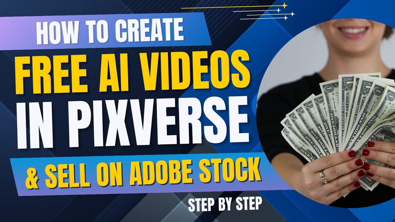 How to Create FREE AI Videos with PixVerse & Sell on Adobe Stock (Step-by-Step Tutorial)