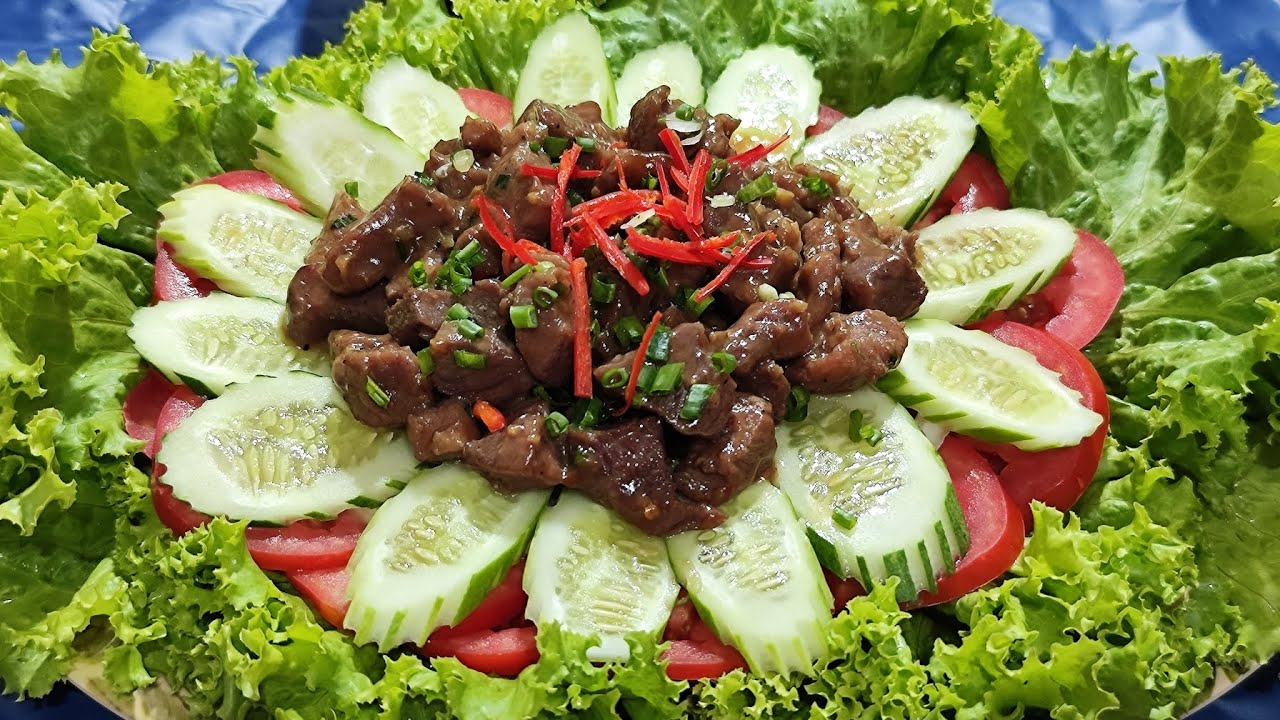 ឆាឡុកឡាក់សាច់គោ@hallcooking
