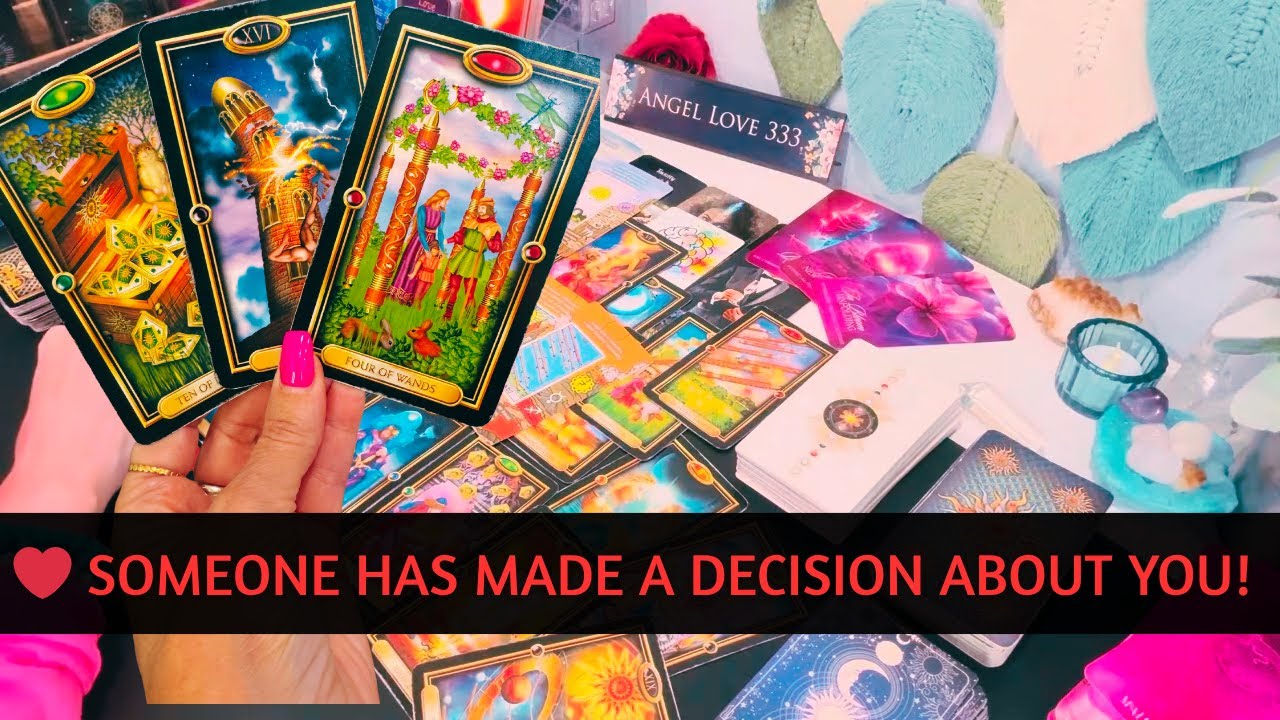 ❤️ SOMEONE HAS MADE A DECISION ABOUT YOU! COLLECTIVE READING #tarot #tarotreading #soulmate #love
