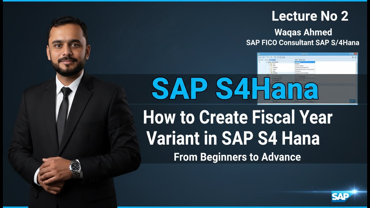 How To Create Fiscal Year Variant In SAP FICO | SAP Fiscal Year - SAP FICO (Lecture 2)