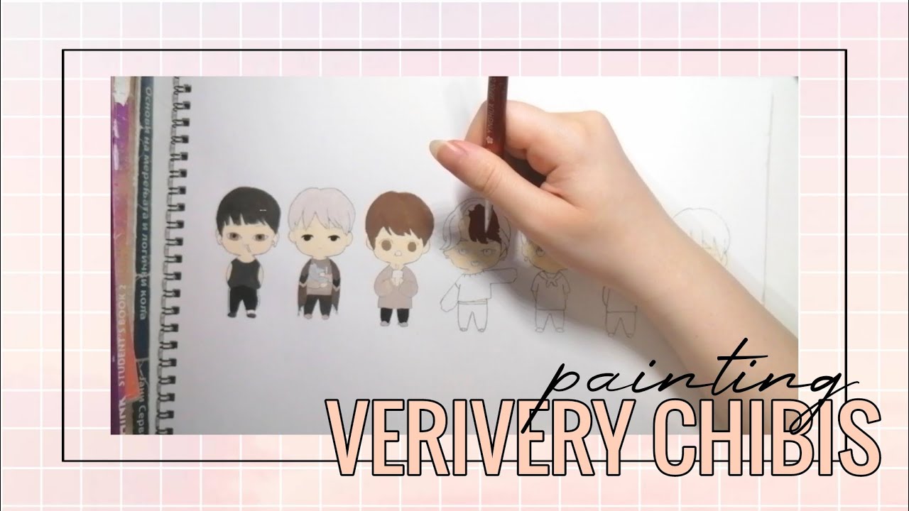 painting VERIVERY chibis