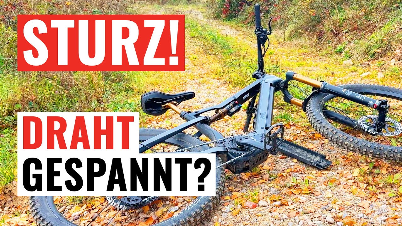 STURZ über Draht mit dem EMTB!