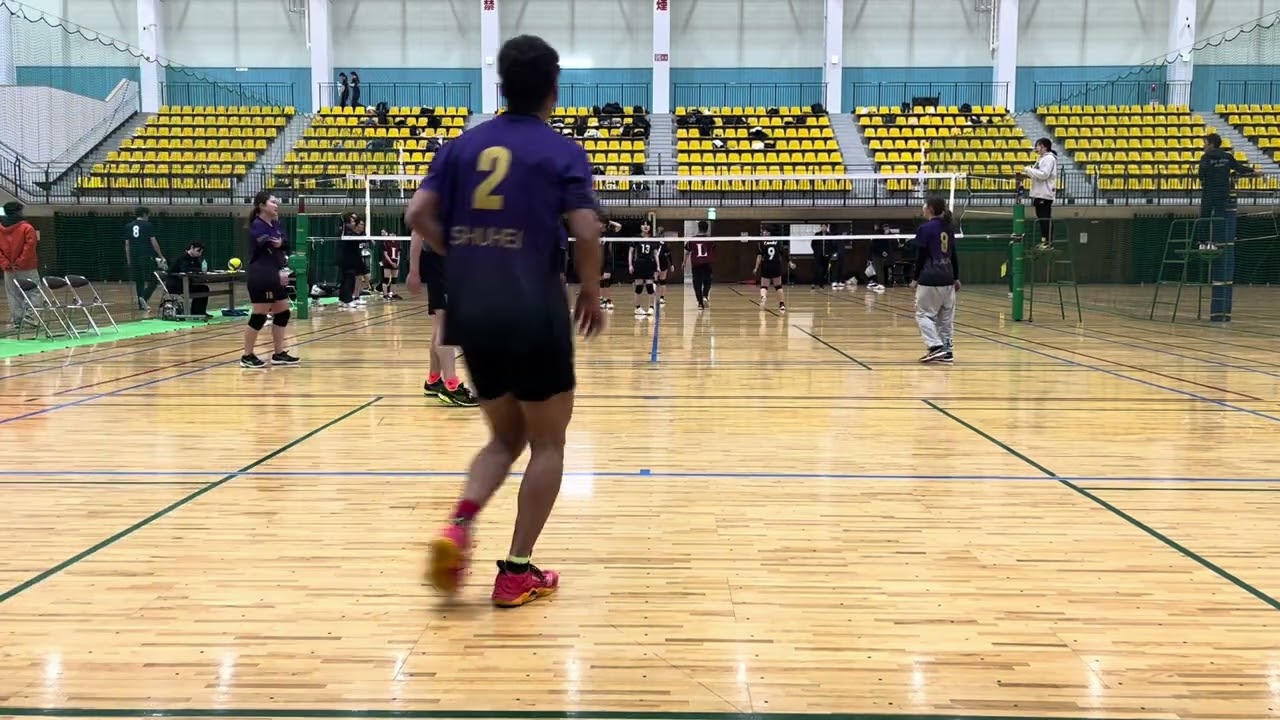 混合バレーD大会全国予選後半戦1