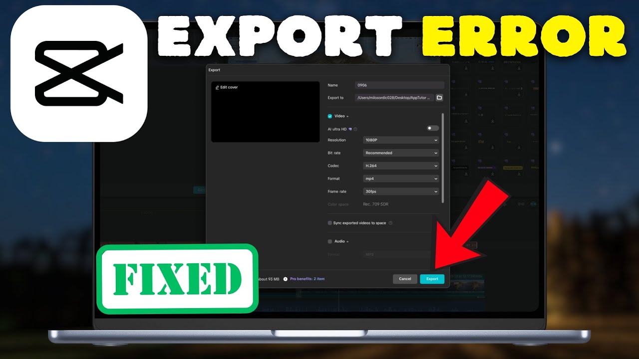 How To Fix CapCut Export Error