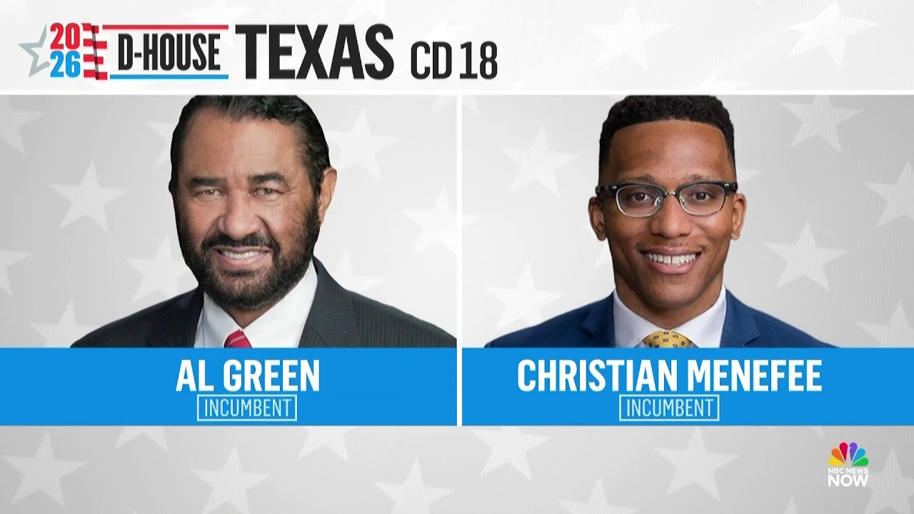 Rep. Al Green loses seat to Rep. Christian Menefee in Democratic primary