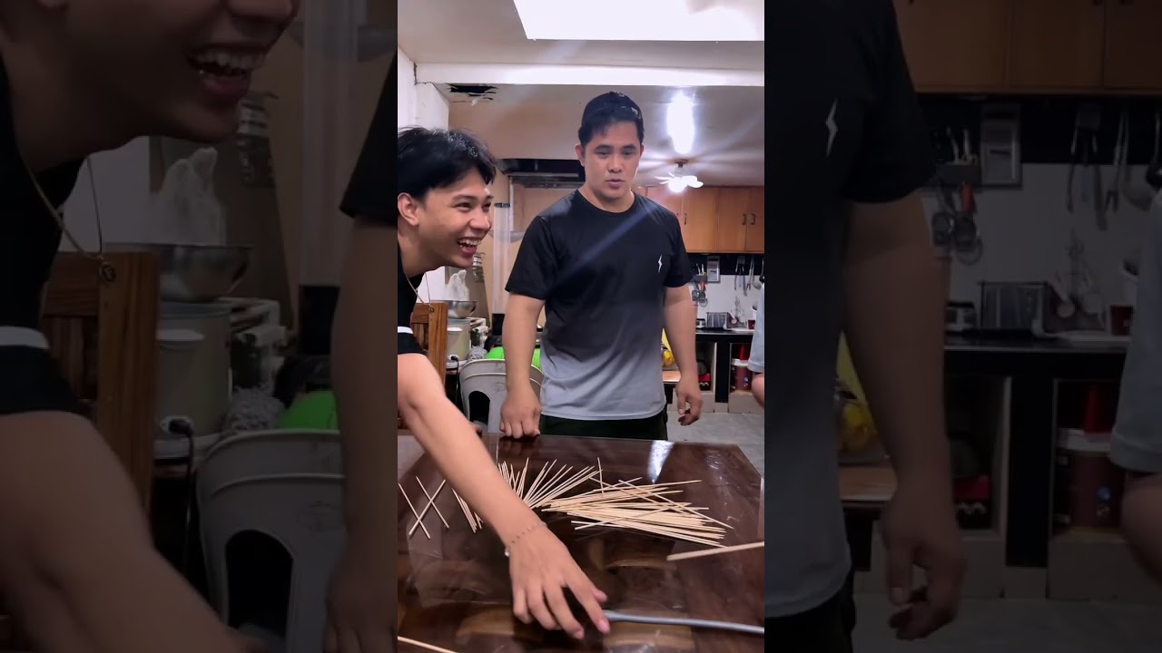 Kaaningan time 😂 pick up stick challenge ang kukulit gustong makaganti🤣