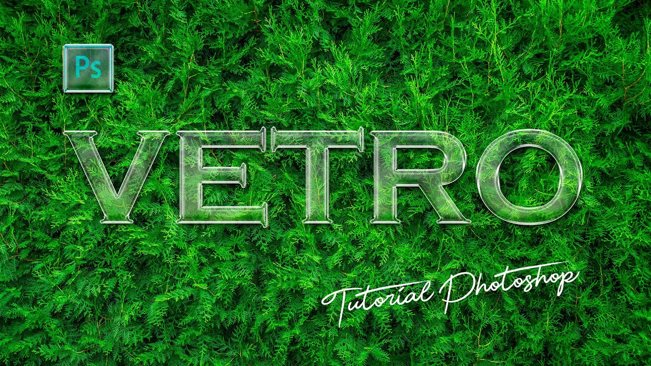 GLASS EFFECT PHOTOSHOP: Creare un testo con effetto vetro