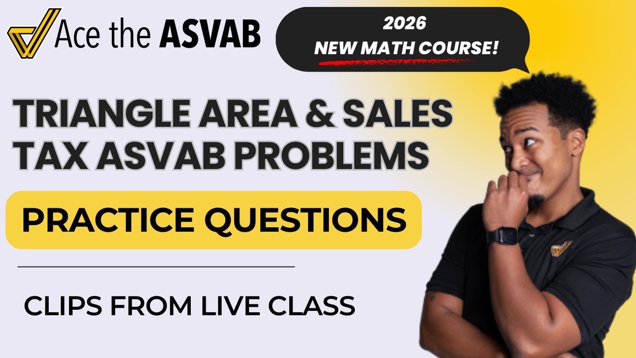 ASVAB Arithmetic Reasoning: Area & Percent Word Problems Explained Step-by-Step
