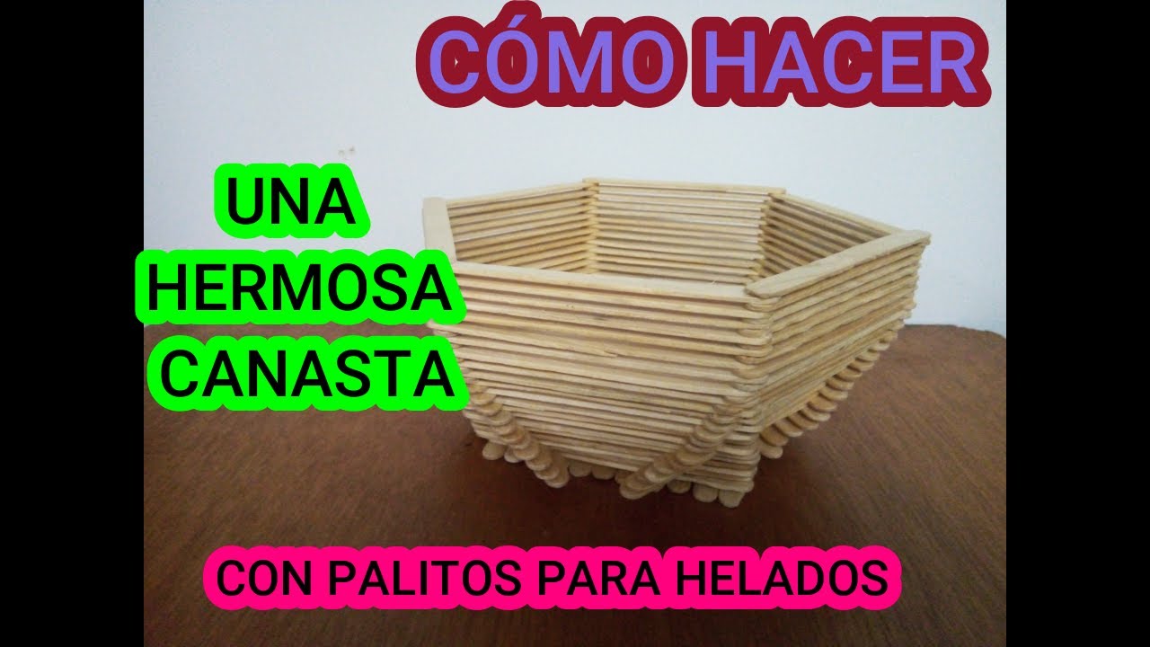 CANASTA CON PALITOS