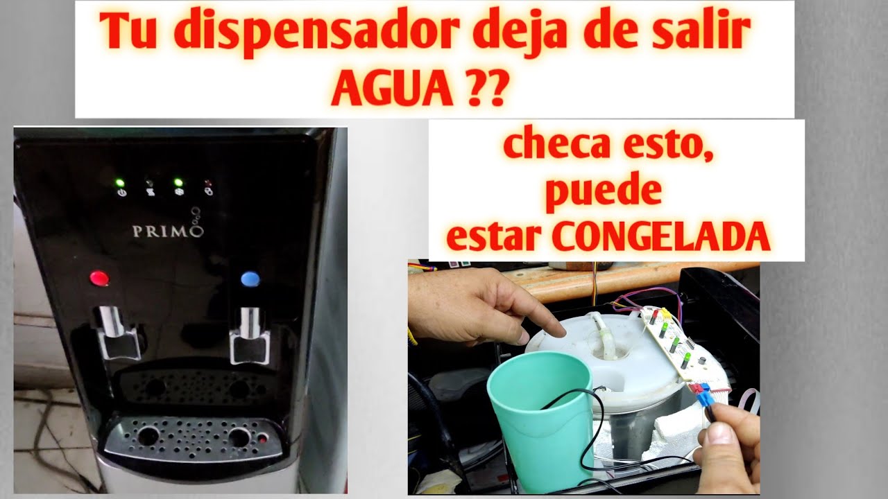 CONGELA el Agua  Dispensador de agua Primo Deja de salir agua