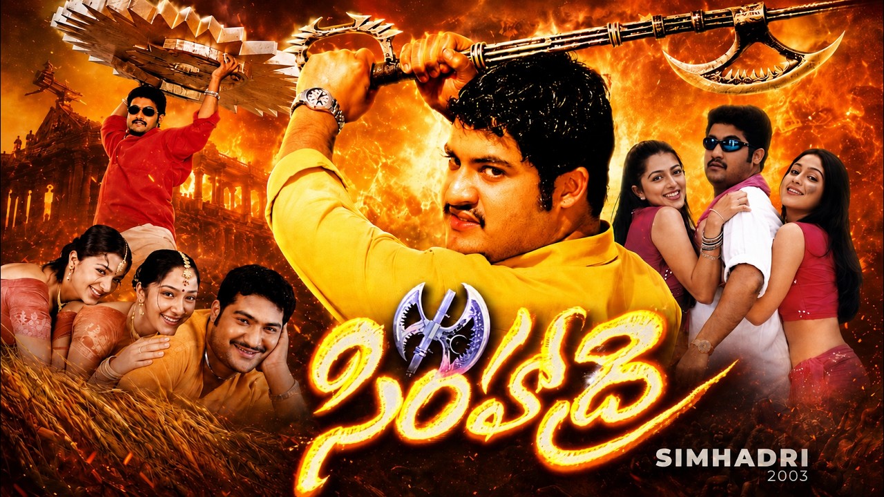 Simhadri Telugu Full Movie | Jr NTR, Bhumika Chawla, Ankitha | S.S. Rajamouli