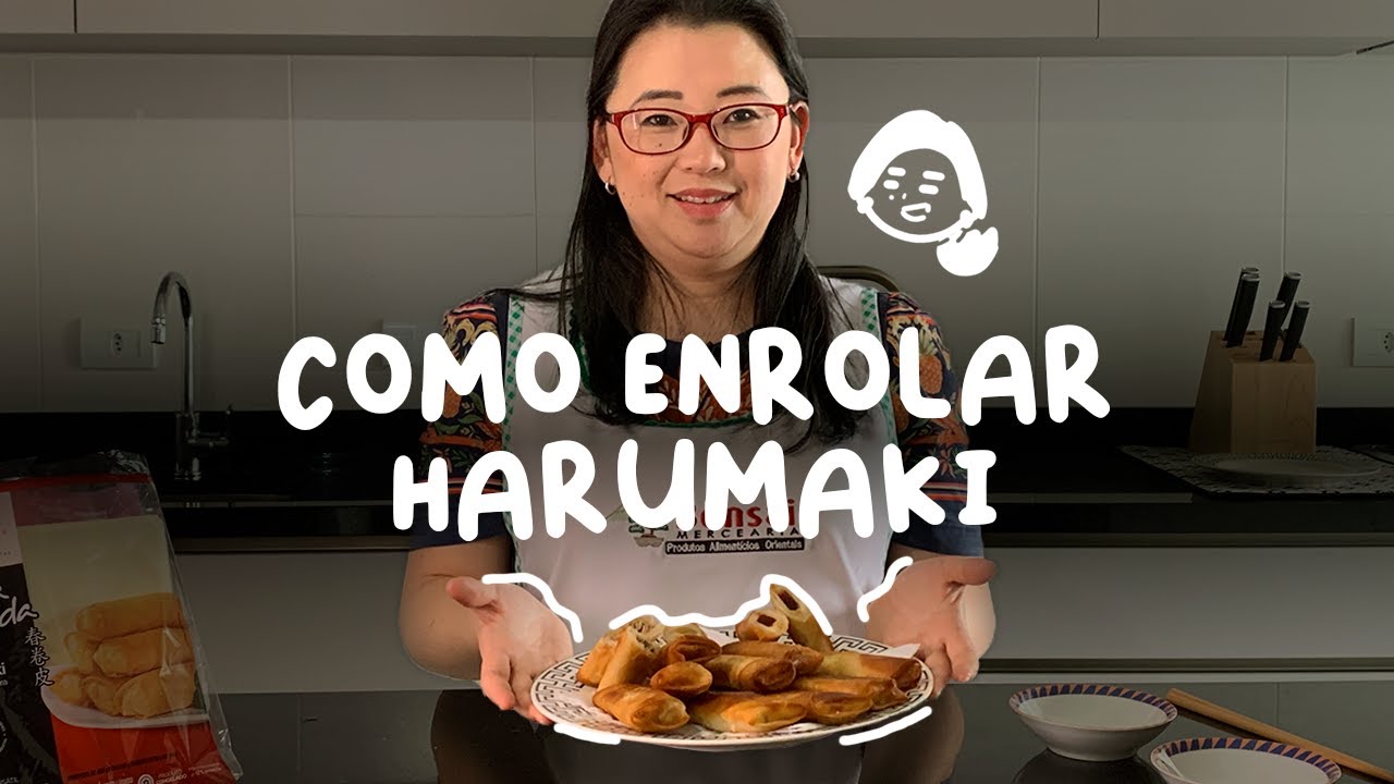 COMO ENROLAR HARUMAKI │HARUMAKI EM CASA│Bonsai Mercearia