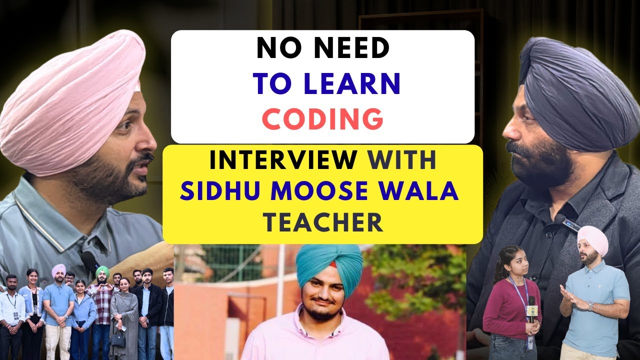 Will AI replace coding jobs | Sirra coder at GNE ludhiana | Sidhu Moose Wala college teacher 